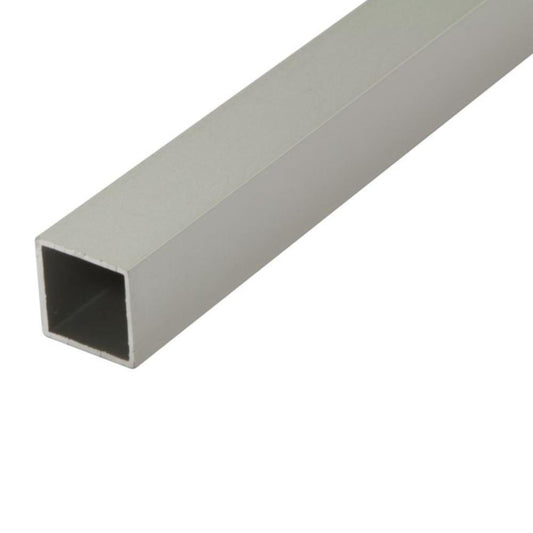 TUBO QUADRADO 20x20 - 1M ALUM. PRATA