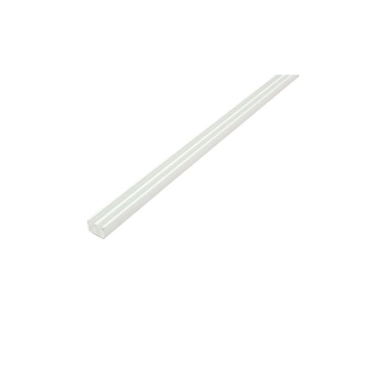 Guia deslizante PVC 2.50M 15x6mm Branco