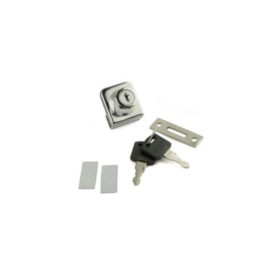 Fechadura p/porta vidro correr - ref.212 cromado GLK - BL1