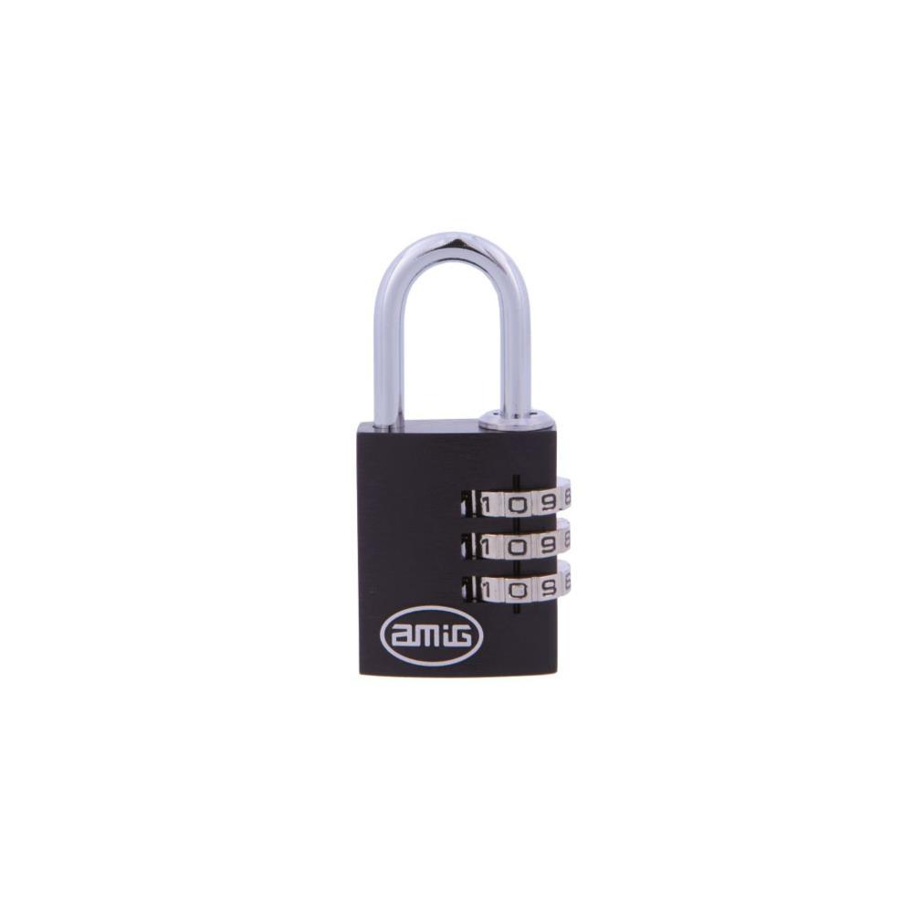 Cadeado combinação 75-35 aluminio prata Amig