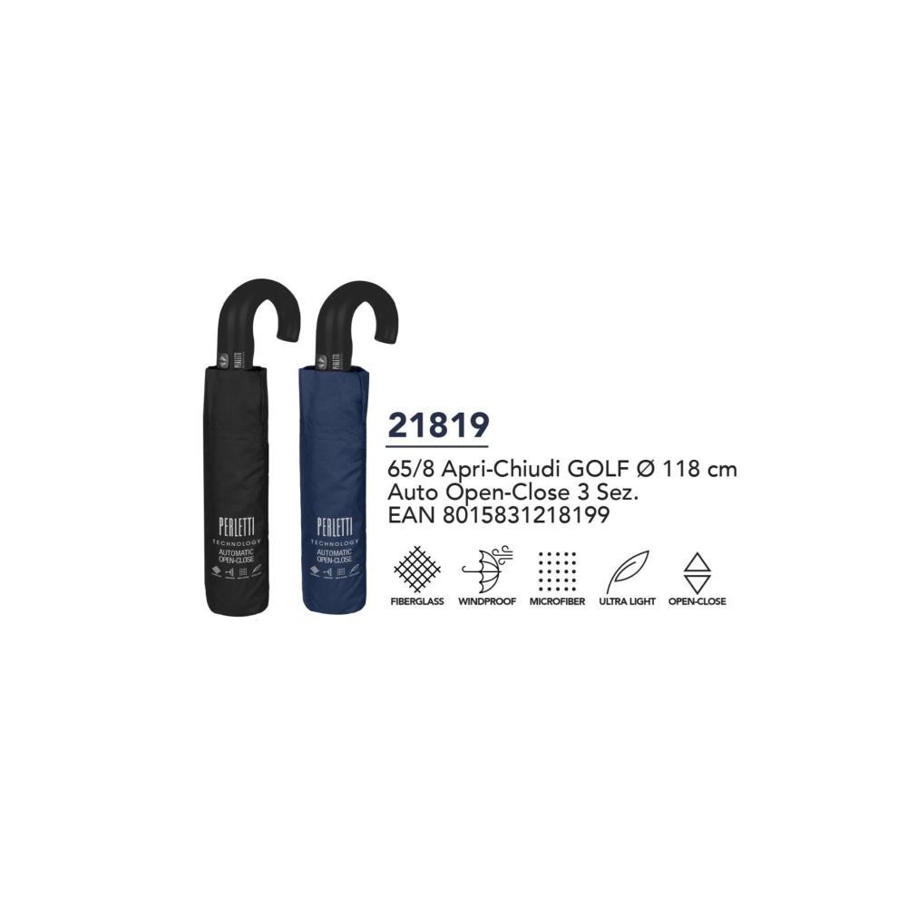 Guarda-chuva homen Golf mini 65/8 A/F Perletti