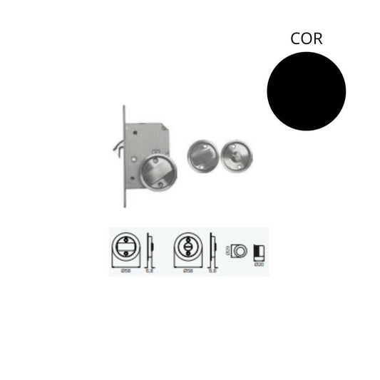 Kit fechad. emb. 2005/6 c/concha 2005/6 inox Black APC