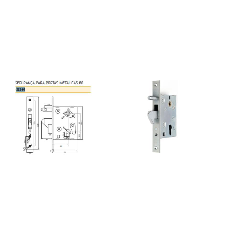 Fechadura com perno de segurança 232-60