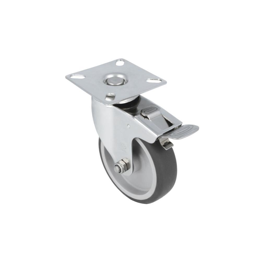 RODA 2560-100X27 BORR. PRETA INOX AMIG