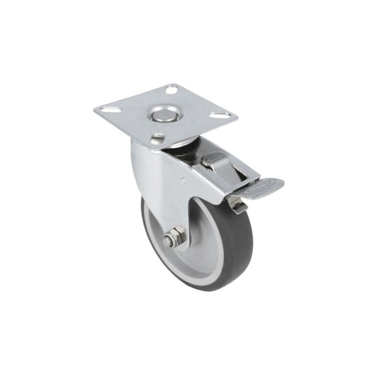 RODA 2560-100X27 BORR. PRETA INOX AMIG