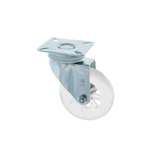 RODA FIXA 2570-50X18 POLICARB. TRANSP. AMIG