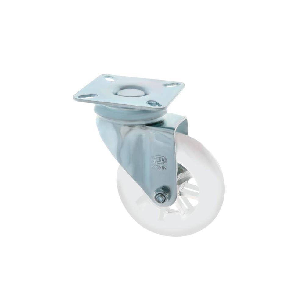 RODA FIXA 2570-75X23 POLICARB. TRANSP. AMIG