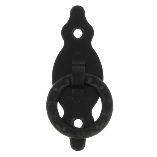 Puxador 1001 aço preto Amig
