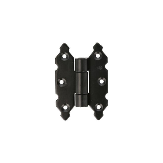 Dobradiça 9010-90x60x3 aço preto Amig