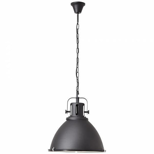 CANDEEIRO PEND. 1 LAMAPADA JESPER 470mm E27 PRETO