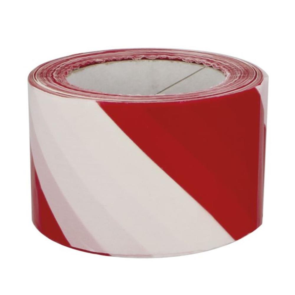 FITA SINALIZADORA 522 VERMELHO /BRANCO