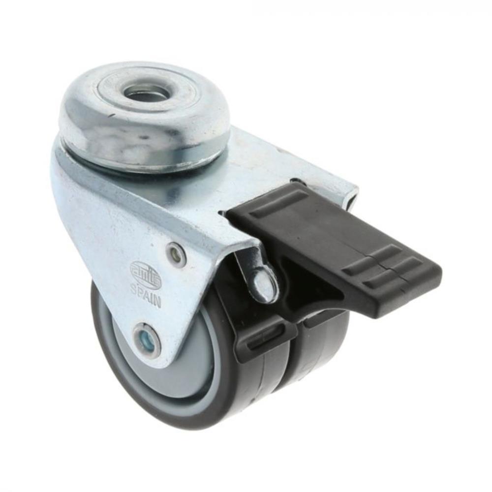 RODA DUPLA C/FURO C/T 2515-50 BOR. CINZENTO