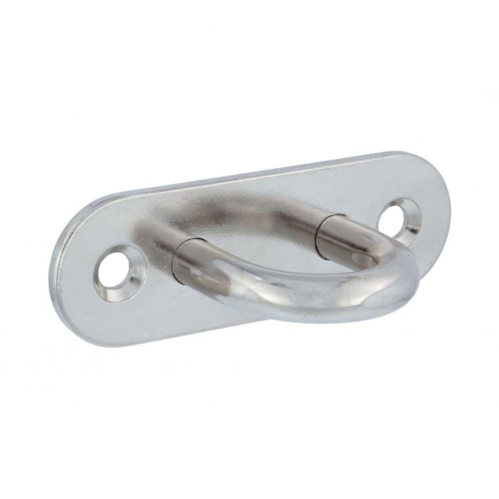 PLACA AMARRAÇÃO OVAL 30166 -  60 INOX