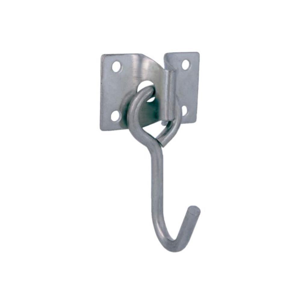 Placa c/gancho movel 509 zincado Amig