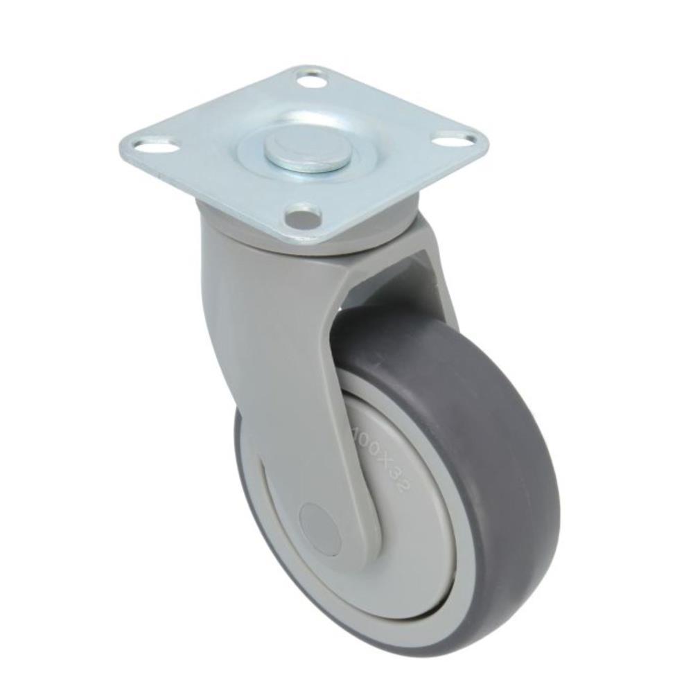 Roda 2535-100 borracha cinzento Amig