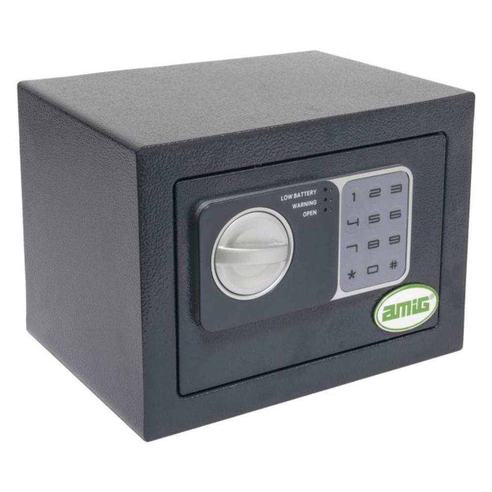 Cofre forte topsecure - M 23X17X17 cinza Amig