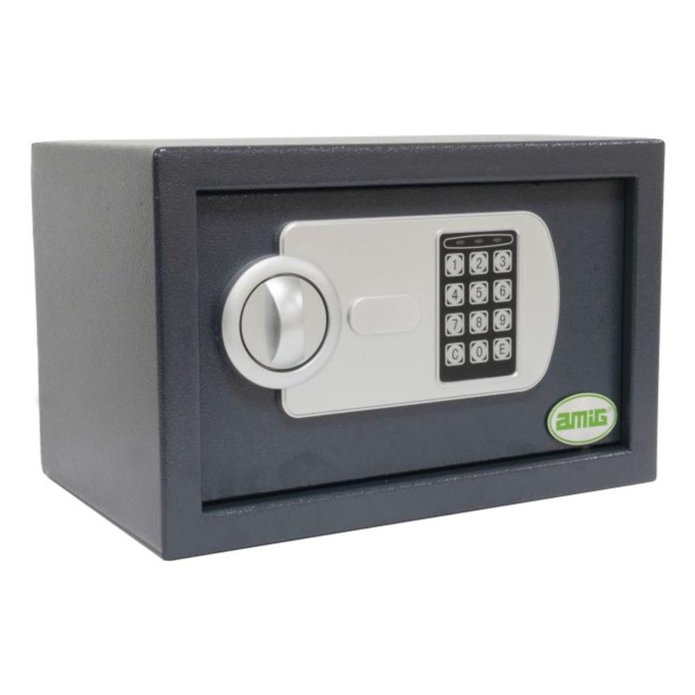 Cofre forte topsecure 35x25x25 cinza Amig