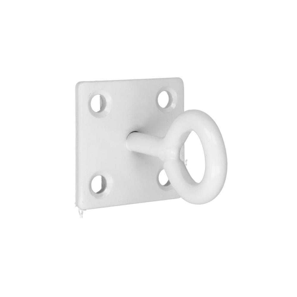 Placa com gancho fechado 511 branco Amig