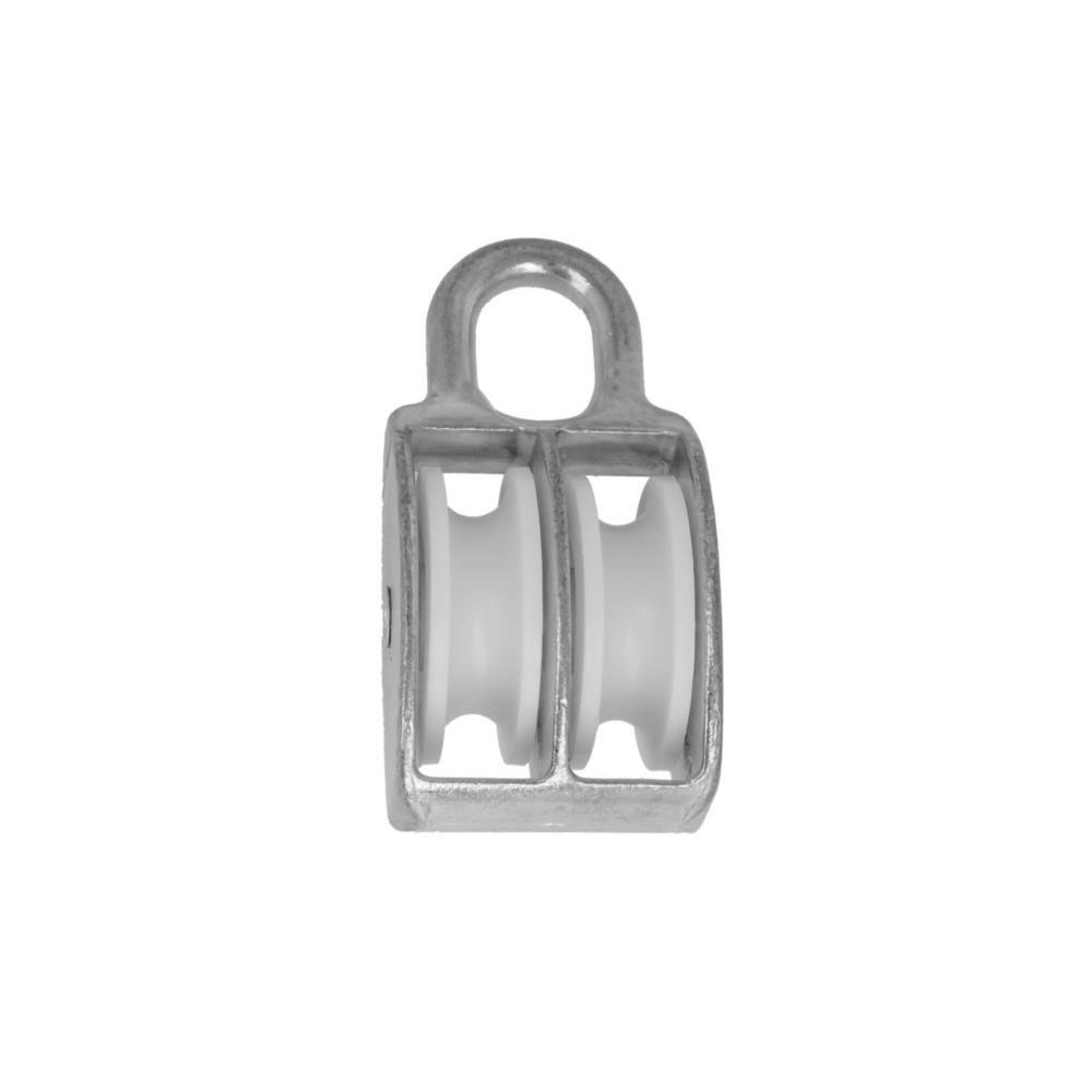 Roldana fixa dupla 651-30 zincado Amig