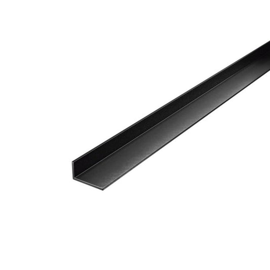Angulo 25x25-1mt aluminio preto mate Amig