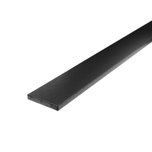 Barra 30x3-2,5m aluminio preto mate Amig