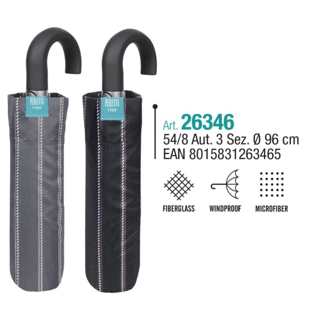 Guarda-chuva homen mini 54/8 automatico Perletti