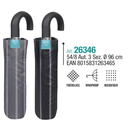 Guarda-chuva homen mini 54/8 automatico Perletti