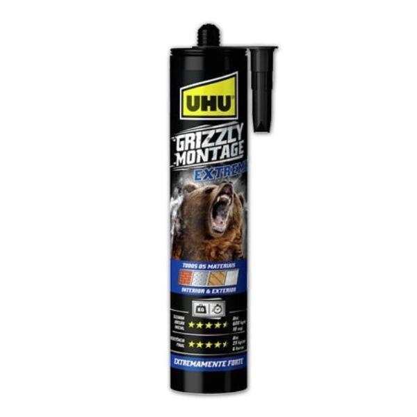 COLA DE MONTAGEM GRIZZLY EXTREM 440gr UHU