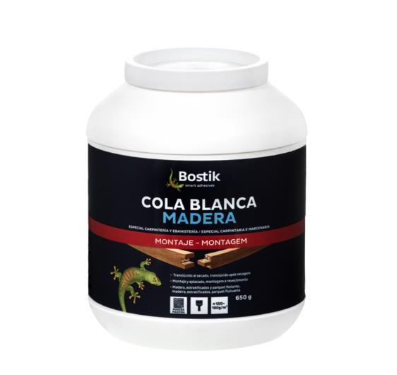 650G BOSTIK COLA BRANCA MADEIRA D2