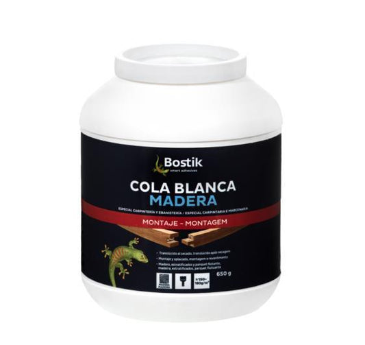 650G BOSTIK COLA BRANCA MADEIRA D2