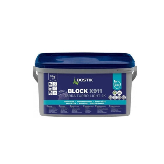 5kg Block X911 terra turbo light P52 Bostik