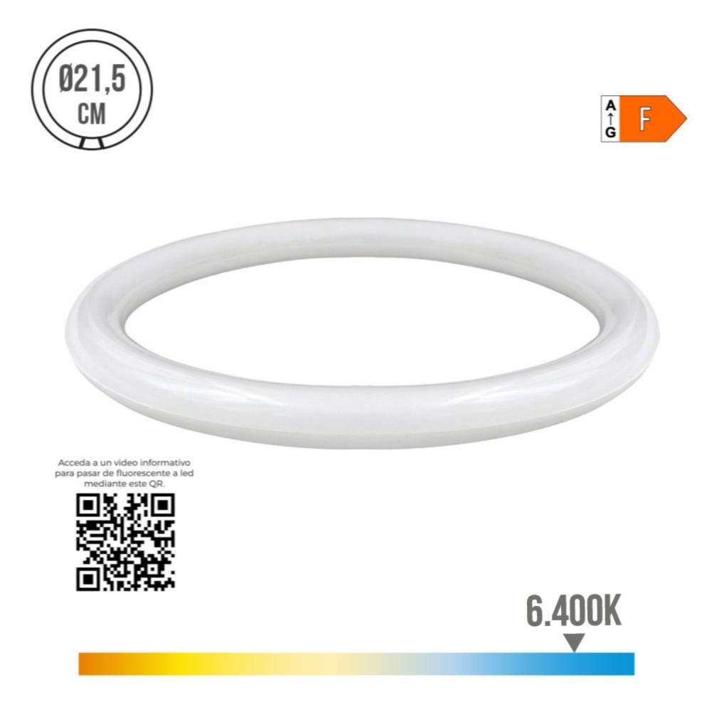 TUBO FLUORESC. RED. LED 12W 1000 LUMEN EDM