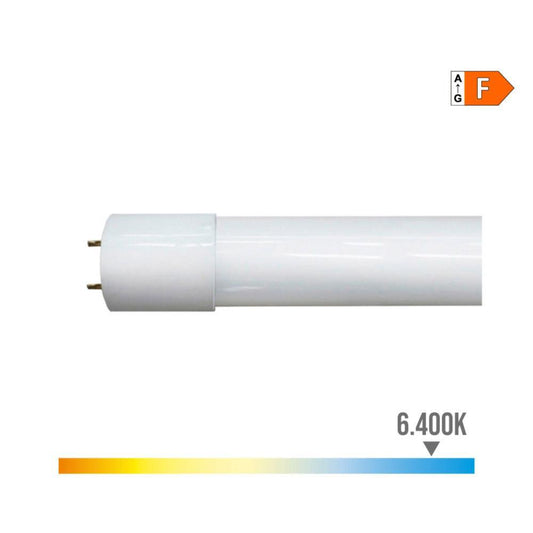 TUBO LED T8 22W 1800  LUMENS 6.500K LUZ FRIA VIDRO EDM