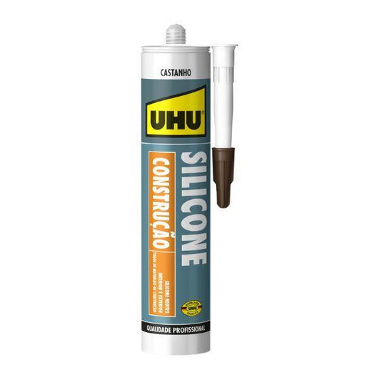 Silicone pro universal construção castanho Uhu