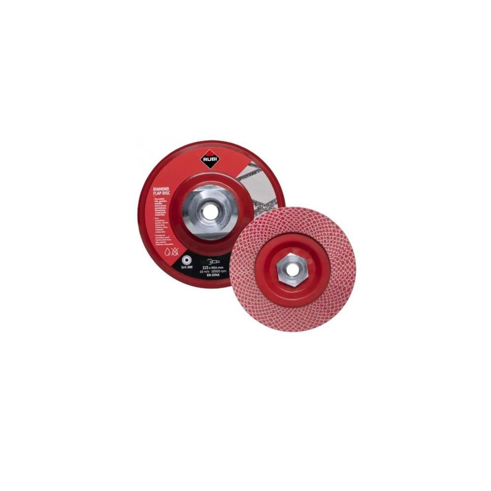 Disco diamantado lamelado 115mm Gr200 Rubi