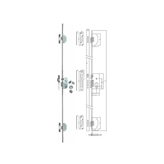FECHAD. 3 PONTOS REF. 330X60 - C/CIL. G10 - LAT. GLK