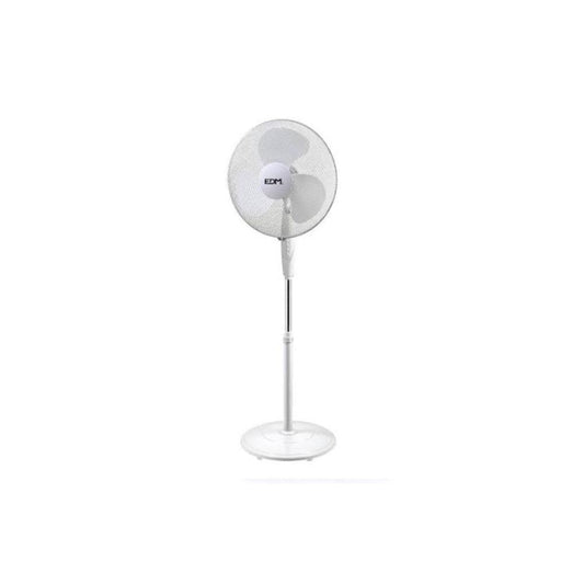 Ventoinha de pe c/base circular 45W cor branca EDM
