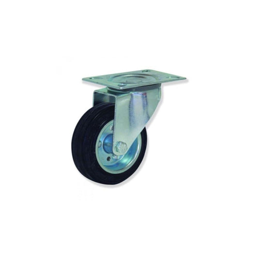 RODIZIO GIRAT. EST. BORRACHA 125mm MPG4 EGR4
