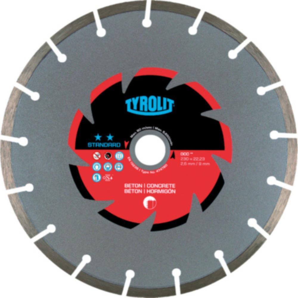 DISCO C73 1230X2.6X22.23 DCUB3 TYROLIT