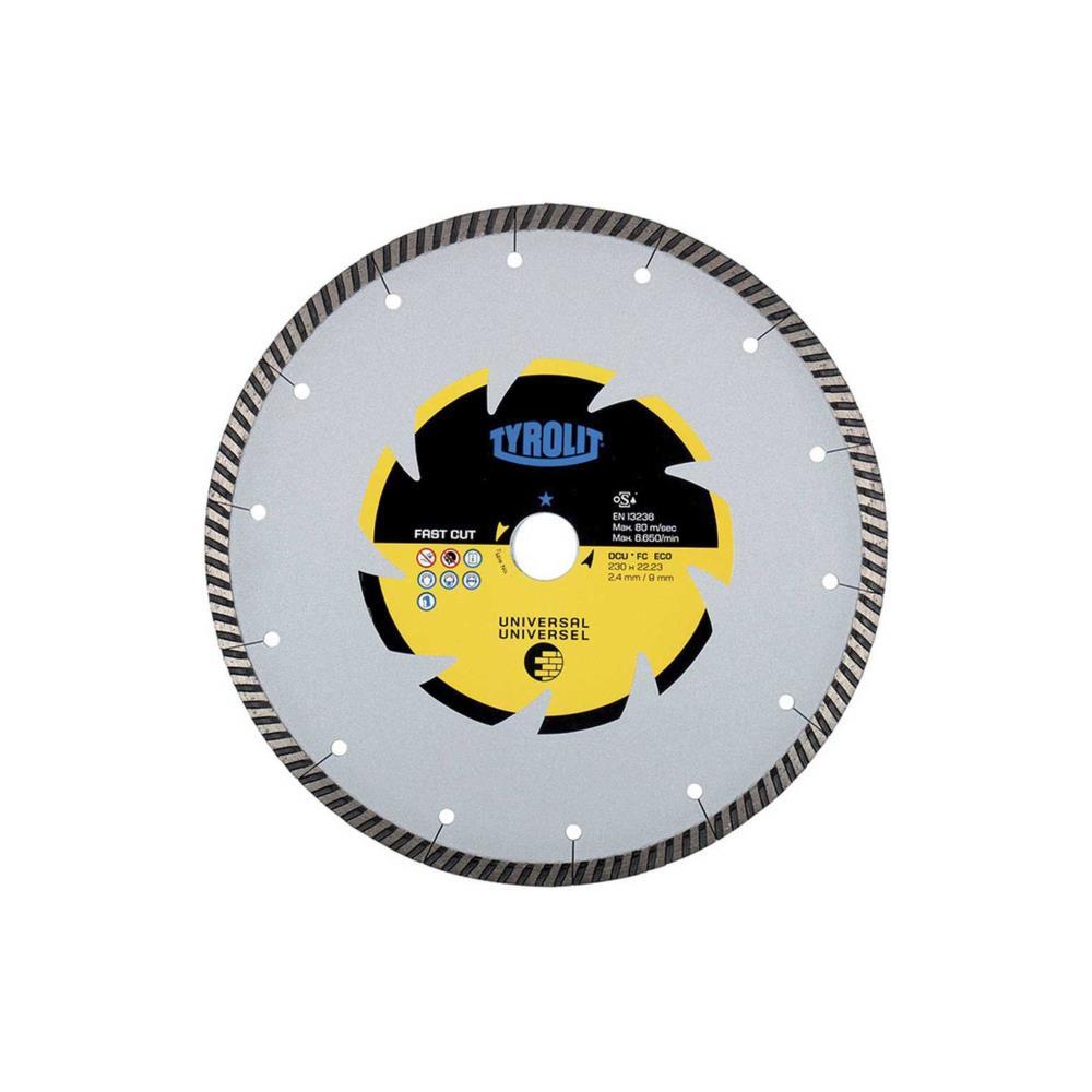 Disco C3R 230*2.4*22.23 9 DCU*FC Tyrolit