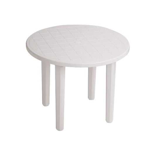 Mesa redonda jardim Branca