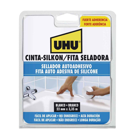 FITA AUTO ADESIVA DE SILIC. 22mm BR. UHU