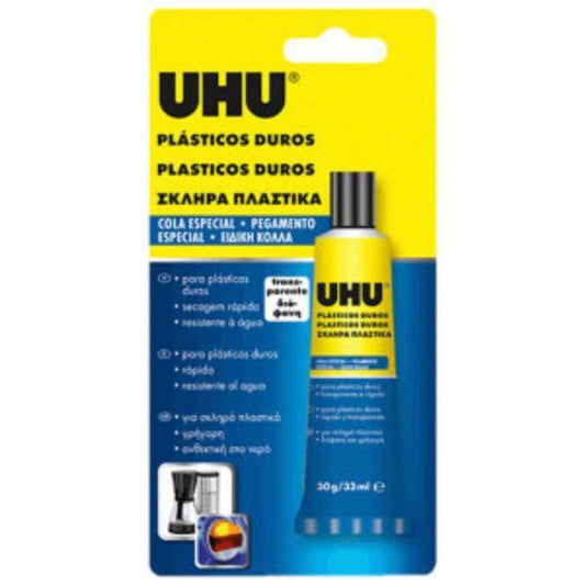 UHU PLASTICOS DUROS 30gr/33ml