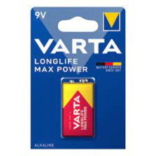 PACK PILHA VARTA LONG LIFE MAX POWER 9V