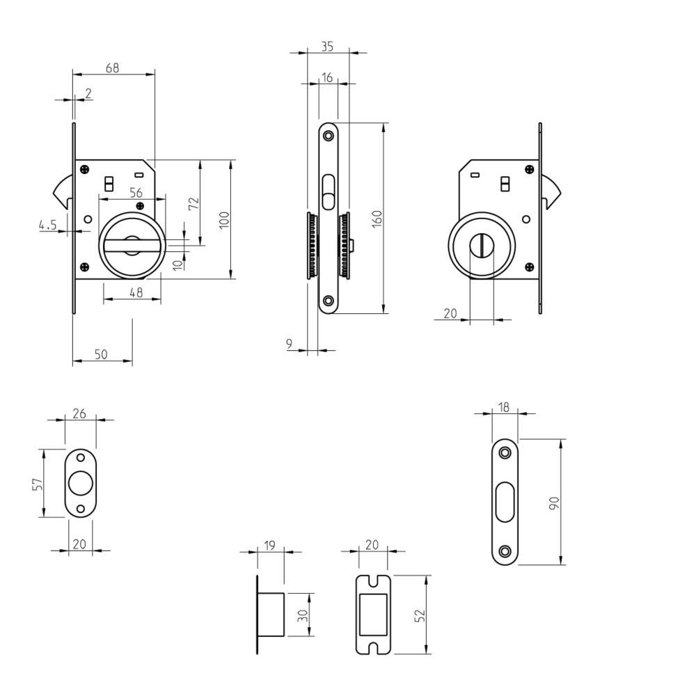 FECHAD. PORTA DE CORRER 3862-141 TUPAI