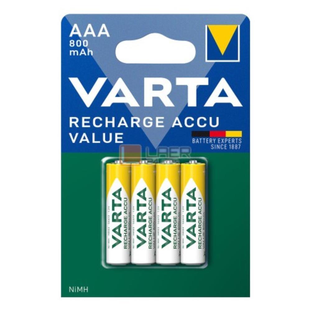 PILHA VARTA REC. ACCUU AAA LR03 800mAh