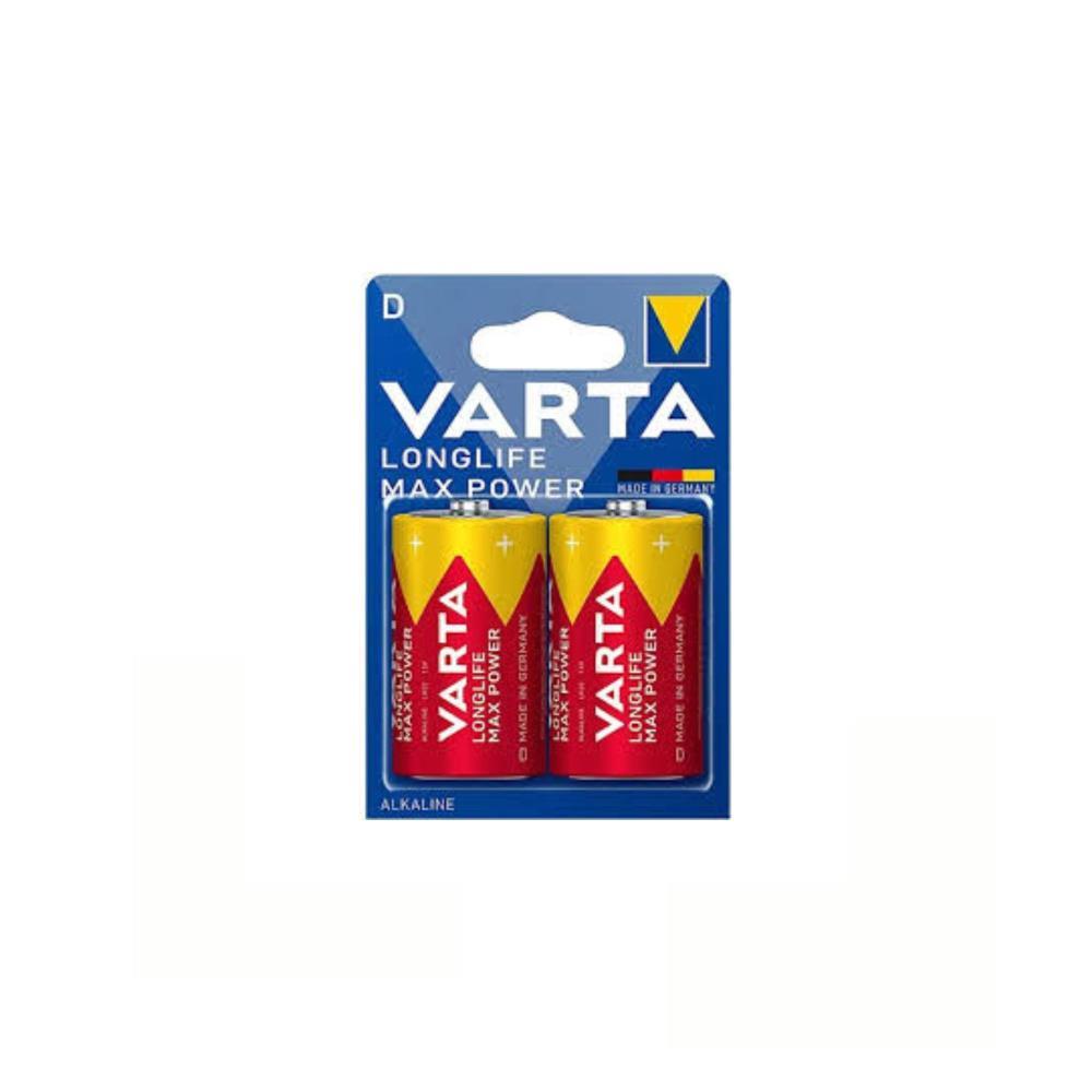Pilha alcalina Longlife Max Power D - LR20 Varta