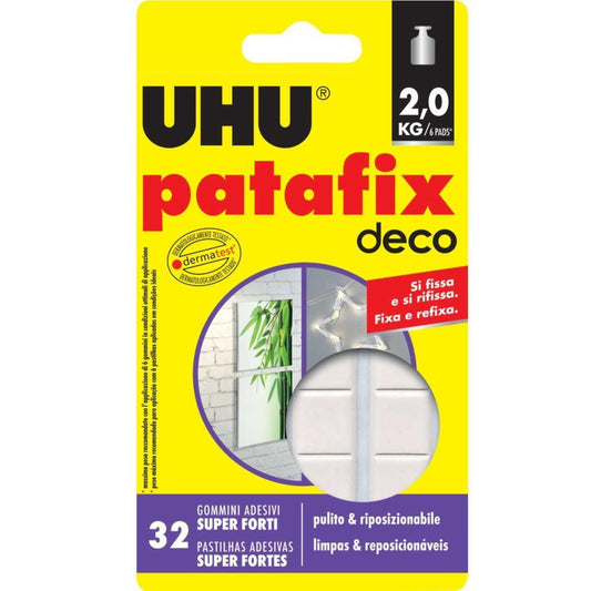BL: UHU FIX DOUBLE UHU PATAFIX HOMEDECO MASSA ADESIVA