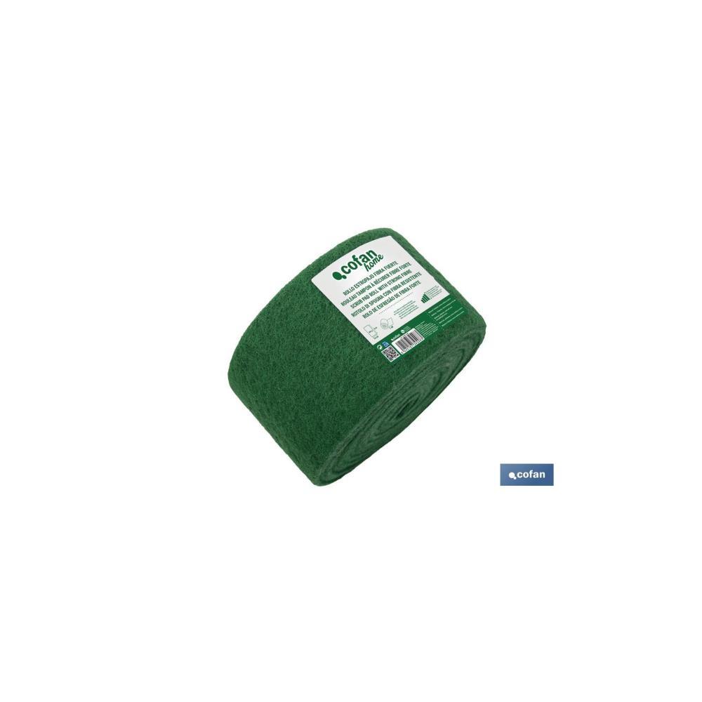 Rolo de esfregão de fibra forte 14mm x 6mt Cofan