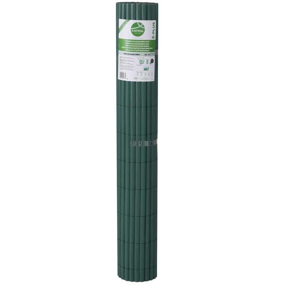 CANIÇO PVC E-PLUS FACE SIMPLES 1.0X3 VERDE